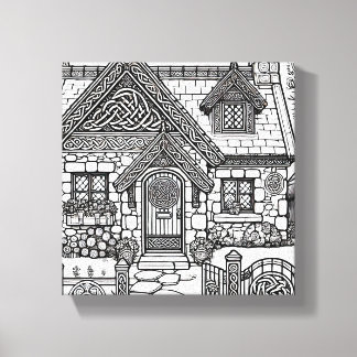 Slate Cottage #44 Canvastryck