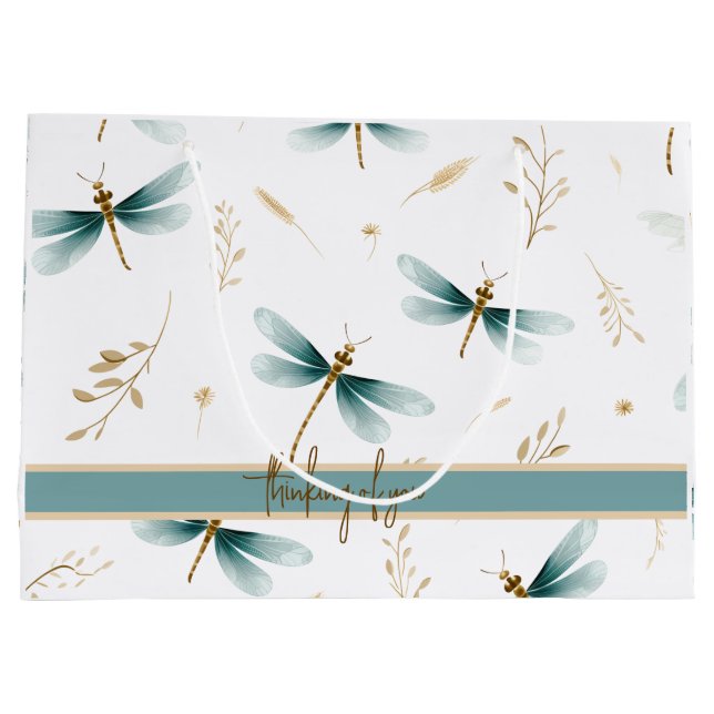 Slate Grått, Blue and Ivory Mönster of Dragonflies (Baksidan)