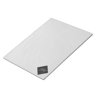 Slate Grått Monogram Anteckningsblock
