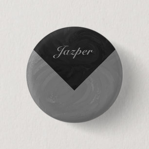 Slate Grått Monogram Knapp