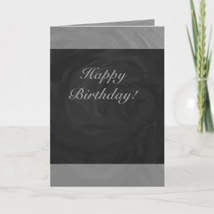 Slate Grått Monogram Kort