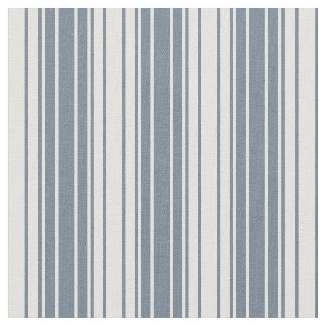 Slate Grått och Light Cyan Linjer Tyg (Närbild)