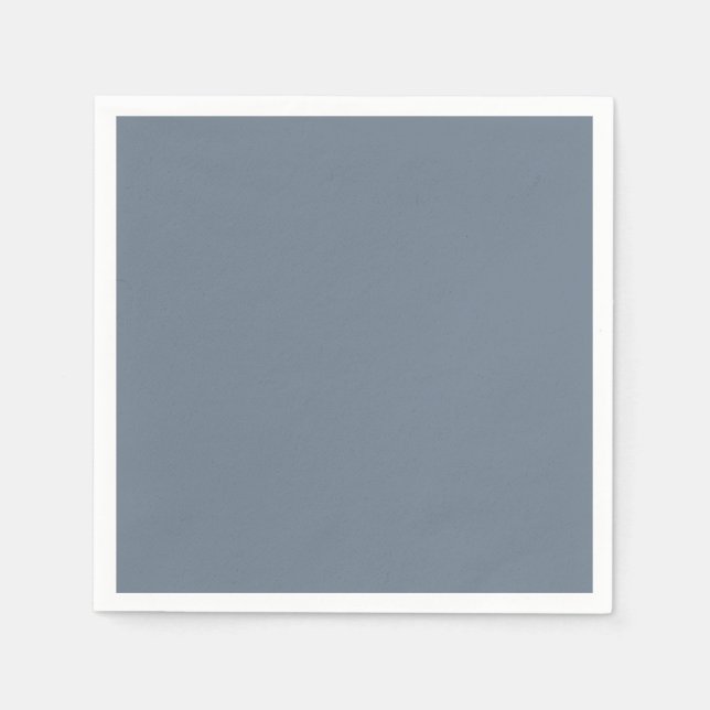 Slate Grått Standard Cocktail Pappersservett (Framsidan)