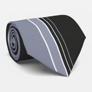 Slate Gray & Black Pinstriped Slips