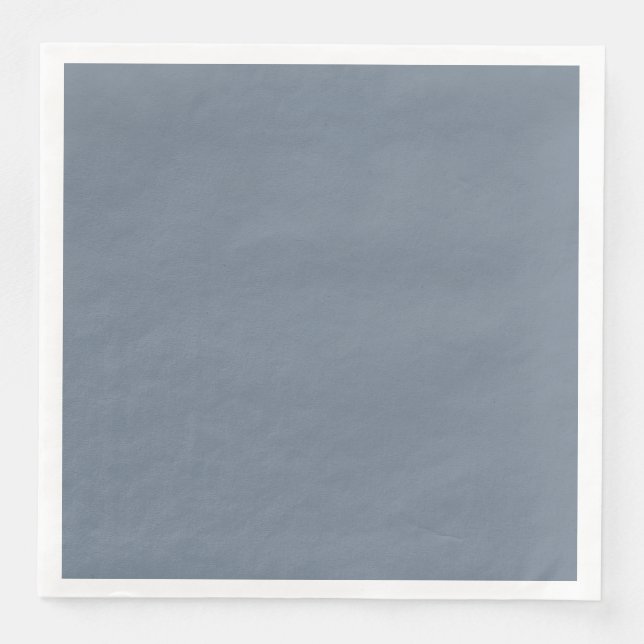 Slate Gray Dinner Paper Napkin Pappersservett (Framsida)