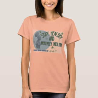 Slate grönt Behåll en frisk kvinnlig dräkt Tee Shirt