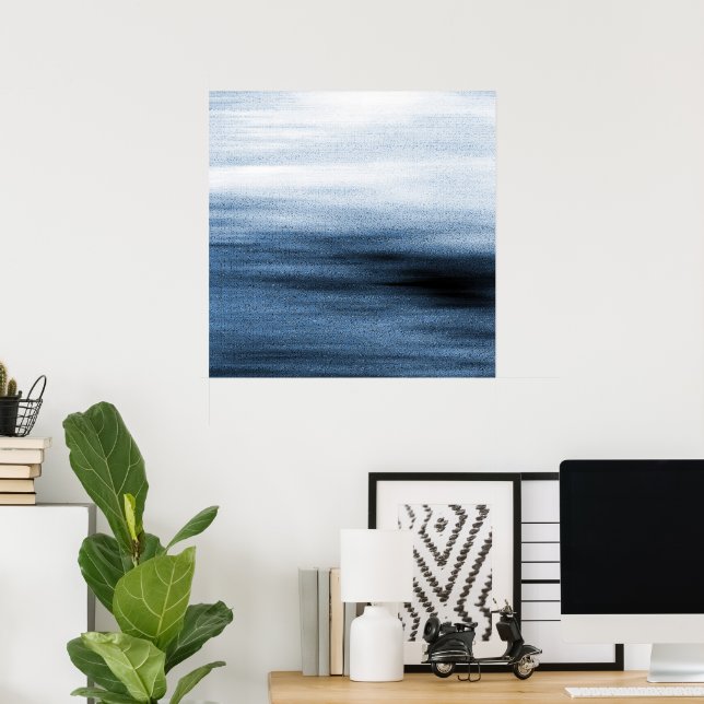 Slate Horizon Poster (Hemmakontoret)