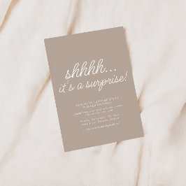 Slate Surprise Födelsedagsfest inbjudan