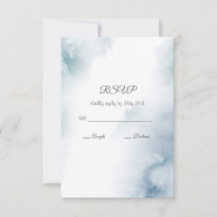 Slate Watercolor Abstrakt Ram OSA kort