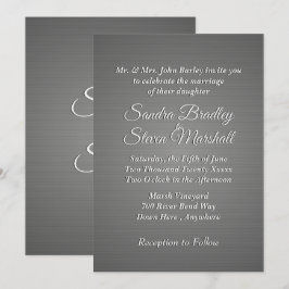 Slate Wedding-inbjudan Inbjudningar