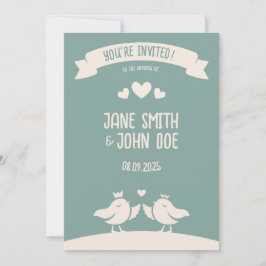 Slateblå Fågel Sång Inbjudningar