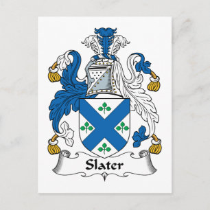 Slater Family Crest Vykort