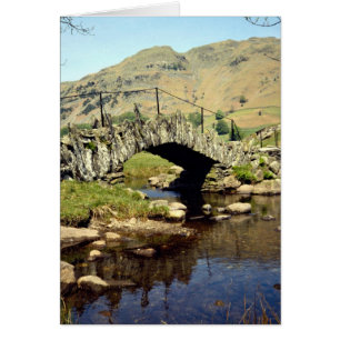 Slaters Bridge, Little Langdale, Cumbria, England Hälsningskort