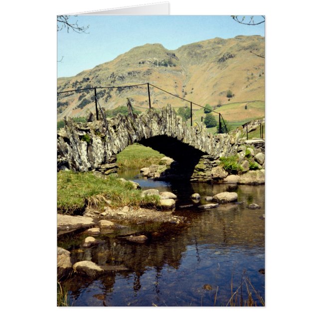 Slaters Bridge, Little Langdale, Cumbria, England Hälsningskort (Framsidan)