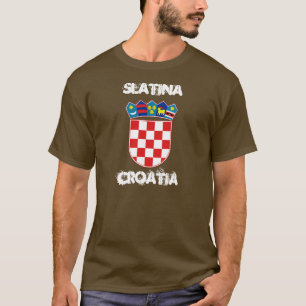 Slatina, Kroatien med jackande av arm T-shirt
