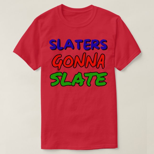 Slatrar ska skiffer t shirt (Design framsida)