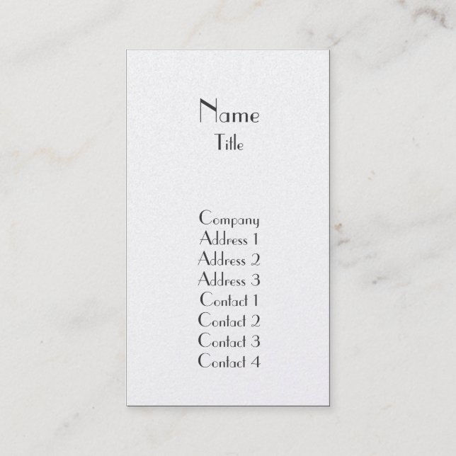 Slätt - affär visitkort (Framsida)