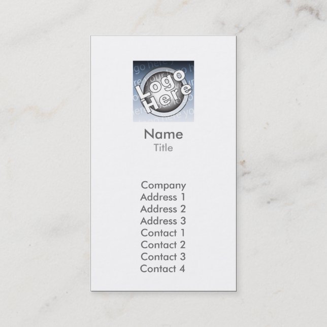 Slätt - affär visitkort (Framsida)