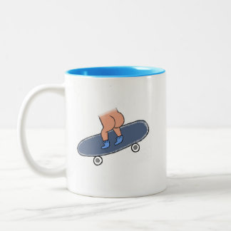 Slått dekorn Två-Tonad mugg