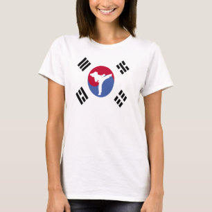 Slätt för TKD-flickaKicker Tee