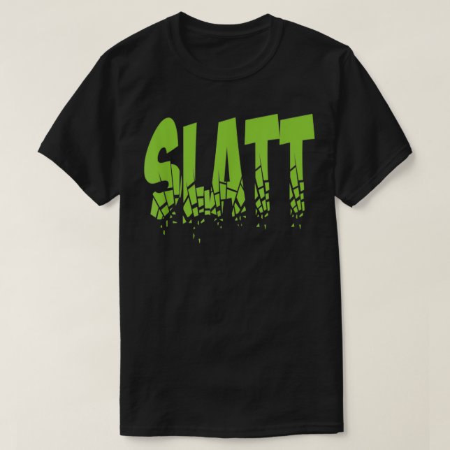 Slatt hip hop rolig tröja Grönt (Design framsida)