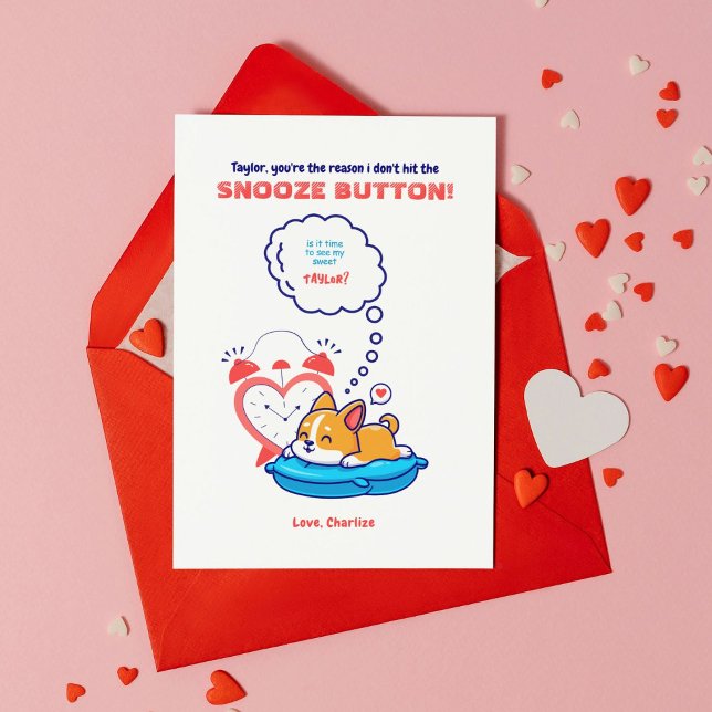 Slått hjärtkort för sensorknappen meddelande (Show your partner you love them in a humorous way with this fun Valentine's Day Card)