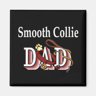 slätt kollie pappa Magnet