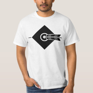 Slått mål för pilen t shirt