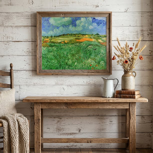 Slätt nära Auvers av Vincent van Gogh Poster