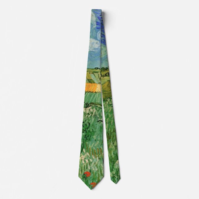 Slätt nära Auvers av Vincent van Gogh Slips (Framsida)