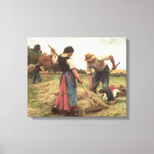 Slåtter 1880 canvastryck