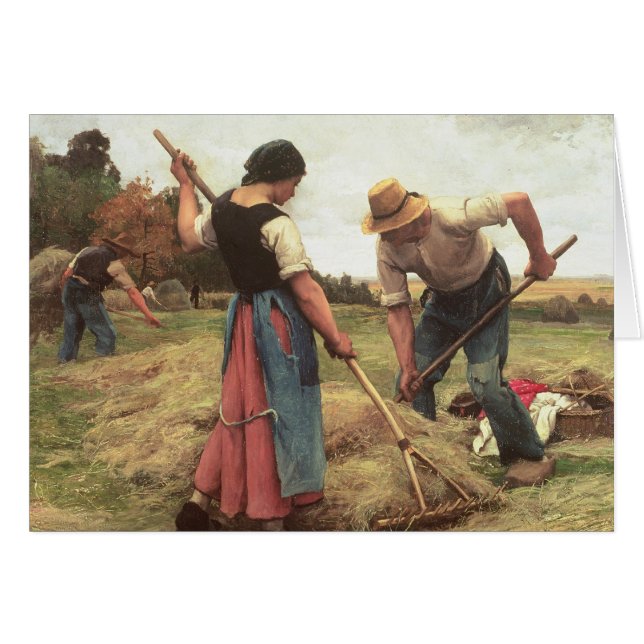 Slåtter 1880 hälsningskort (Framsidan Horizontal)