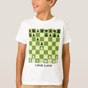 Slav Defence Chess öppnar skirt Chess-gåvan T Shirt
