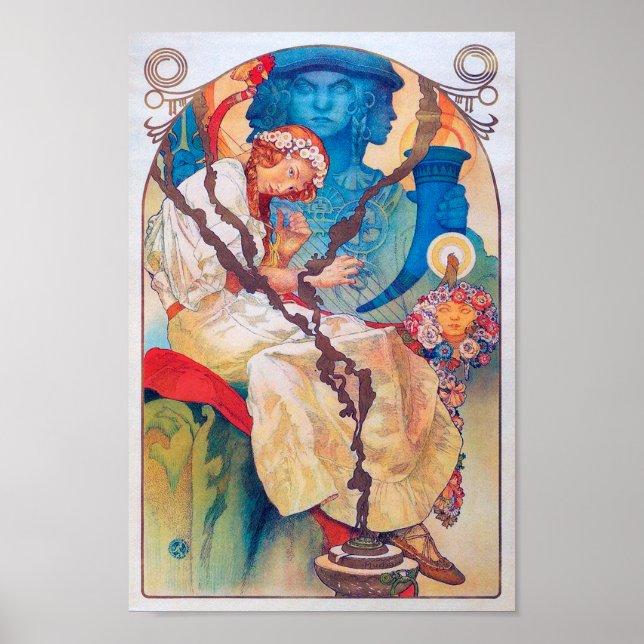 Slav Epic, Alphonse Mucha Poster (Framsidan)