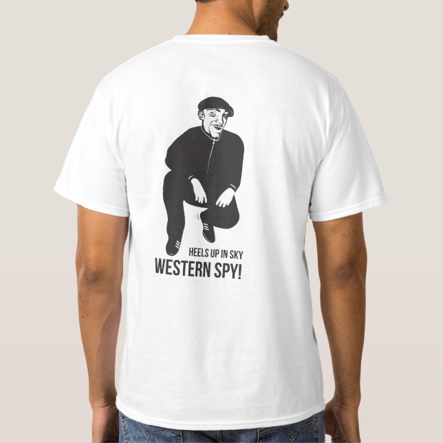 Slav spion t shirt (Baksida)