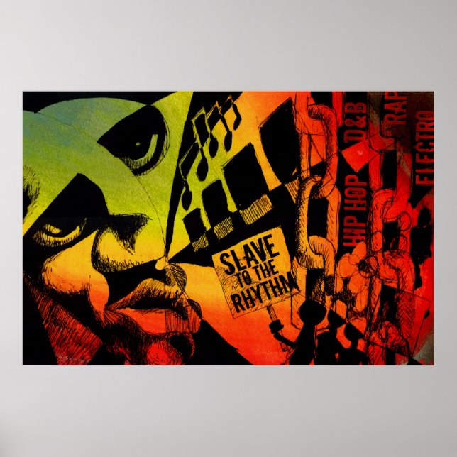 Slava till rytmen Poster (Framsidan)