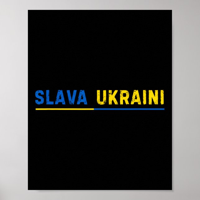 Slava Ukraini Ära Ukraina 1  Poster (Framsidan)