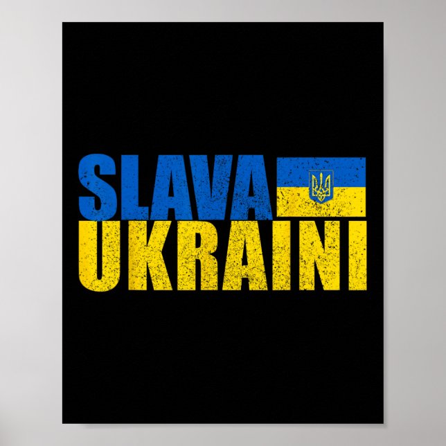 Slava Ukraini Ära Ukraina 3  Poster (Framsidan)