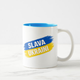 Slava Ukraini, Ära Ukraina Two-Tone Coffee M Två-Tonad Mugg