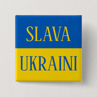 Slava Ukraini Glory to Ukraine flag pin Knapp
