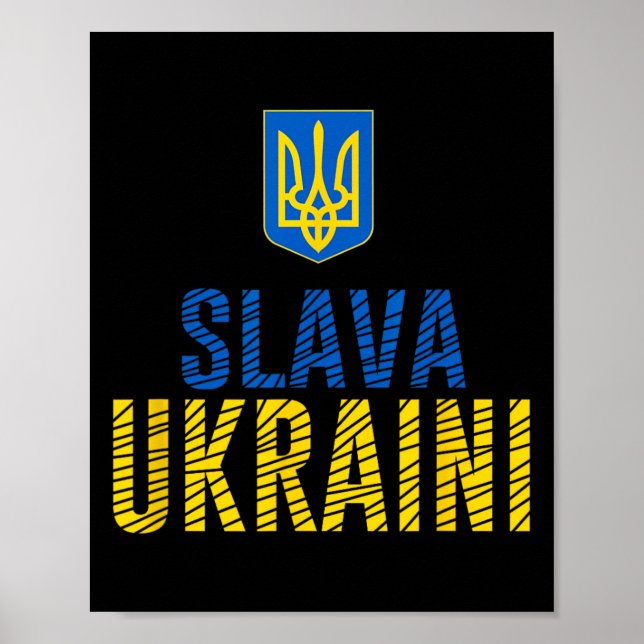 Slava Ukraini - Glory To Ukraine  Poster (Framsidan)