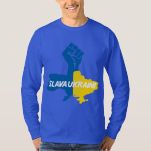 Slava Ukraini! solidaritetT-tröja T-shirt