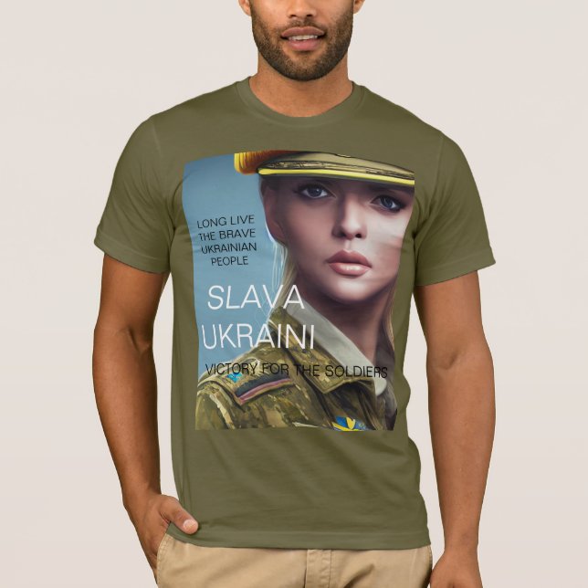 SLAVA UKRAINI T SHIRT (Framsida)