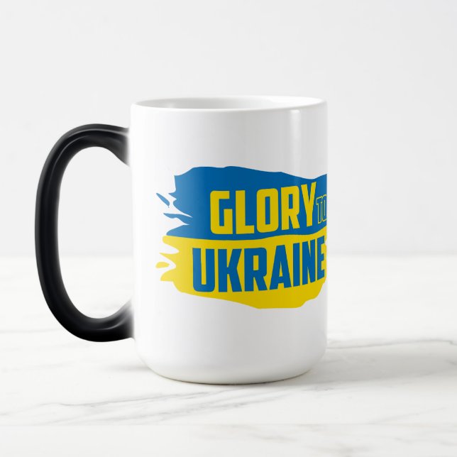 Slava Ukrainini, Glory to Ukraina Morphing Mugg (Vänster)