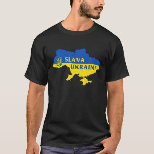 Slava Ukrainini Glory to Ukraina Support Ukrainas T Shirt