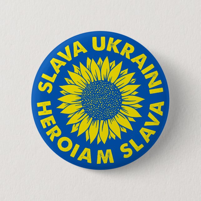 Slava Ukrainini Heroiam slava Ukraina solrosa flag Knapp (Framsida)