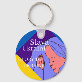 Slava Ukrainini Nyckelring