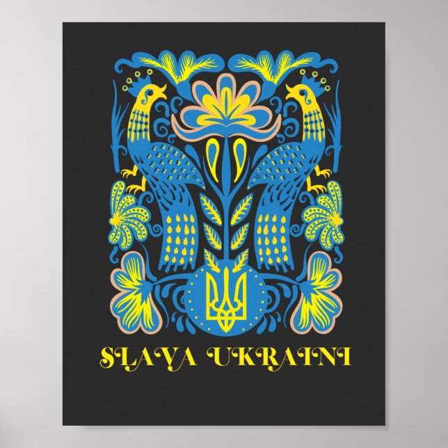Slava Ukrainini Poster (Framsidan)