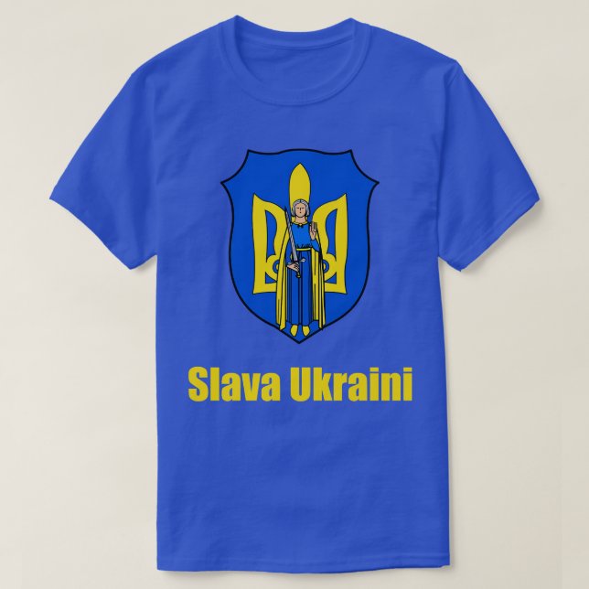 Slava Ukrainini T Shirt (Design framsida)
