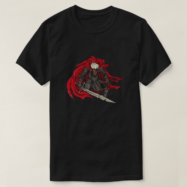 Slave Knight Gael - Hög kvalitet T Shirt (Design framsida)